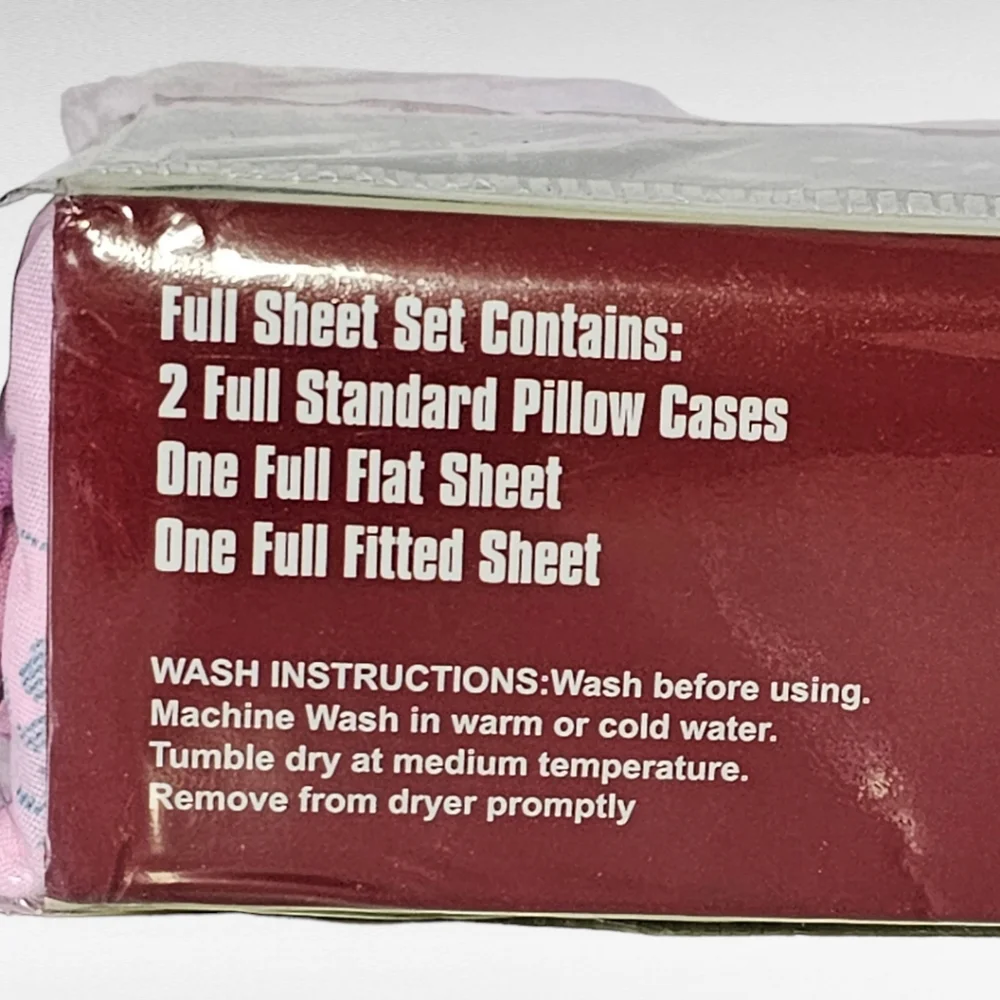 Manhattan Collection Floral Full Sheet Set Extra Soft NEW